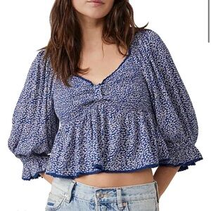 Free People | size small | brittnee printed tee